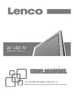 Preview for 1 page of LENCO LED-2412 User Manual