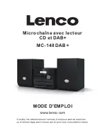 Preview for 19 page of LENCO MC-148 DAB+ User Manual