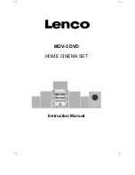 Preview for 1 page of LENCO MDV-5 Instruction Manual