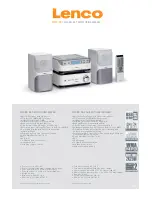 Preview for 1 page of LENCO MINI-001 Specifications