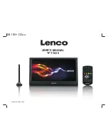 LENCO TFT-1026 User Manual preview