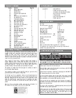 Preview for 2 page of Lennox Hearth Products SCANDIUM-NG Installation And Operation Instructions Manual