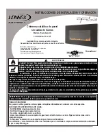 Preview for 15 page of Lennox Hearth Products SCANDIUM-NG Installation And Operation Instructions Manual