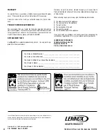 Preview for 32 page of Lennox Hearth Products WINSLOW PS40 Installation And Operation Manual