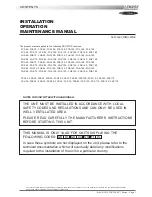 Preview for 3 page of Lennox ROOFTOP FLEXY FCA 100 Installation, Operation And Maintenance Manual