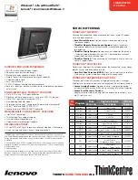 Preview for 2 page of Lenovo 0800A2U Specifications