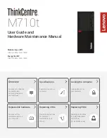 Lenovo 10M9 User Manual And Hardware Maintenance Manual preview