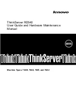 Lenovo 70AR User Manual And Hardware Maintenance Manual preview