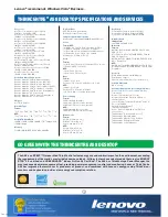 Preview for 3 page of Lenovo 7515D9U Brochure & Specs