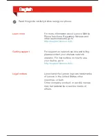 Preview for 2 page of Lenovo A859 Quick Start Manual