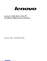 Preview for 3 page of Lenovo C260 Maintenance Manual