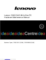 Lenovo C345 Hardware Maintenance Manual preview