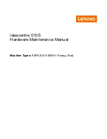 Lenovo ideacentre 510S Hardware Maintenance Manual preview