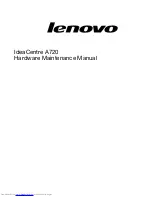 Preview for 3 page of Lenovo IdeaCentre A720 Hardware Maintenance Manual