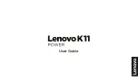 Lenovo K11 Power User Manual preview