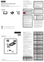 Lenovo MIIX 520-12IKB Safety, Warranty, And Setup Manual preview