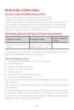 Preview for 21 page of Lenovo Mirage AR-7561N Safety, Warranty & Product Manual