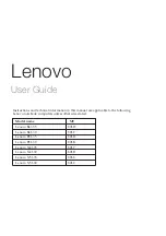 Preview for 3 page of Lenovo N41-30 User Manual