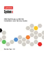 Preview for 1 page of Lenovo NeXtScale nx360 M4 Installation And Service Manual