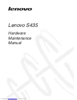 Lenovo S435 Hardware Maintenance Manual preview