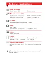Preview for 3 page of Lenovo S856 Quick Start Manual