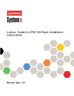 Lenovo System x3750 M4 Installation Instructions Manual preview