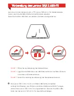 Preview for 16 page of Lenovo TAB 2 A10-70F Safety, Warranty & Quick Start Manual