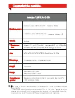 Preview for 36 page of Lenovo TAB 2 A10-70F Safety, Warranty & Quick Start Manual