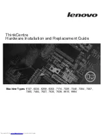 Preview for 1 page of Lenovo ThinkCentre 6137 Replacement Manual