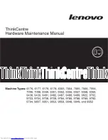 Lenovo ThinkCentre 6176 Hardware Maintenance Manual preview