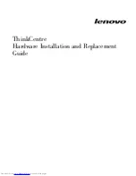 Preview for 3 page of Lenovo ThinkCentre 7096 Hardware Installation Manual