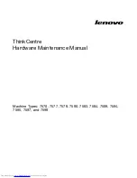 Preview for 3 page of Lenovo ThinkCentre 7570 Hardware Maintenance Manual