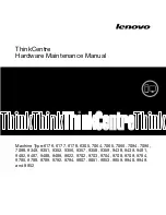 Lenovo ThinkCentre A57 Hardware Maintenance Manual preview