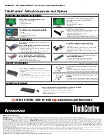 Preview for 4 page of Lenovo ThinkCentre A58e Specifications