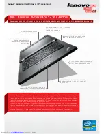 Lenovo ThinkPad T430 Specifications preview