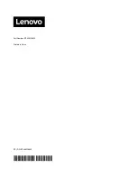 Preview for 24 page of Lenovo ThinkPad Thunderbolt 3 User Manual