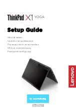 Lenovo ThinkPad X1 Yoga Setup Manual preview