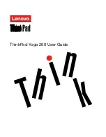 Lenovo ThinkPad Yoga 260 User Manual preview