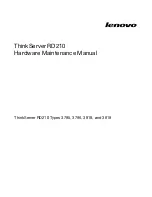 Preview for 3 page of Lenovo ThinkServer RD210 Hardware Maintenance Manual