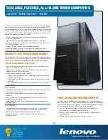 Preview for 2 page of Lenovo ThinkServer TD Brochure & Specs