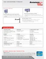 Preview for 4 page of Lenovo ThinkStation D30 Specifications