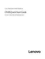 Lenovo ThinkSystem NE1032T Quick Start Manual preview