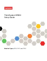 Preview for 1 page of Lenovo ThinkSystem SR950 7X11 Setup Manual