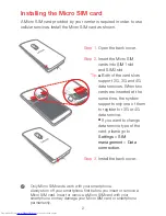Preview for 5 page of Lenovo VIBE K4 Note Quick Start Manual