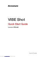 Lenovo Vibe Shot Z90a40 Quick Start Manual preview