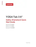 Lenovo YOGA Tab 3 8" Safety, Warranty & Quick Start Manual preview