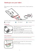 Preview for 6 page of Lenovo YOGA Tab 3 8" Safety, Warranty & Quick Start Manual