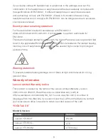 Preview for 9 page of Lenovo YOGA Tab 3 8" Safety, Warranty & Quick Start Manual