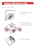 Preview for 4 page of Lenovo Yoga Tablet 2 1371F Safety, Warranty & Quick Start Manual