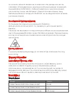 Preview for 9 page of Lenovo YOGA TABLET 2 SERIES Safety, Warranty & Quick Start Manual